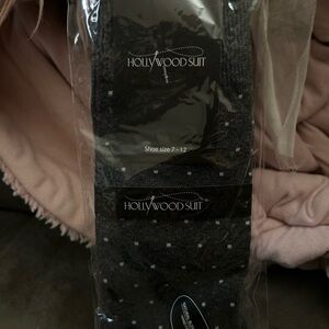 Hollywood Suits 1 Pair Charcoal Socks Suit Tuxedo Thin Dress Men Size 7-12